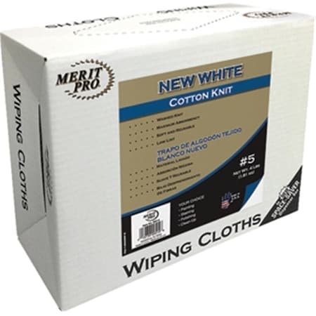 Gourmetgalley 99514 White Cotton Knit Wiping Cloth - White - No. 5 GO3565716
